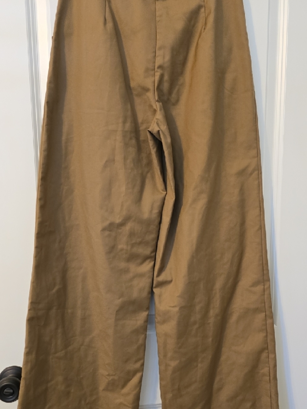 Commense Wide-Leg High Waist Pants in Tan. Size XS NWT - Picture 13 of 16